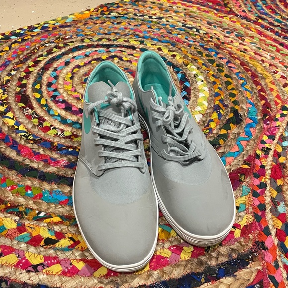 Nike SB Lunar One Shot Base Grey and Mint Sneakers main image 4